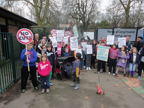 Battersea Park Adventure Playground occupation