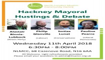 Hackney Mayoral Hustings 11/04/2018 LE2018