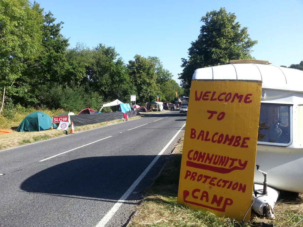 Welcome to Balcombe Community Protection Camp.