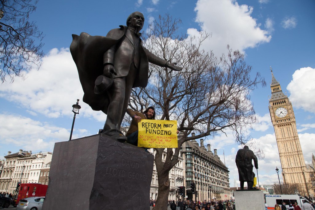occupy democracy plinth